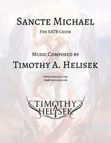 Sancte Michael SSAATTBB choral sheet music cover